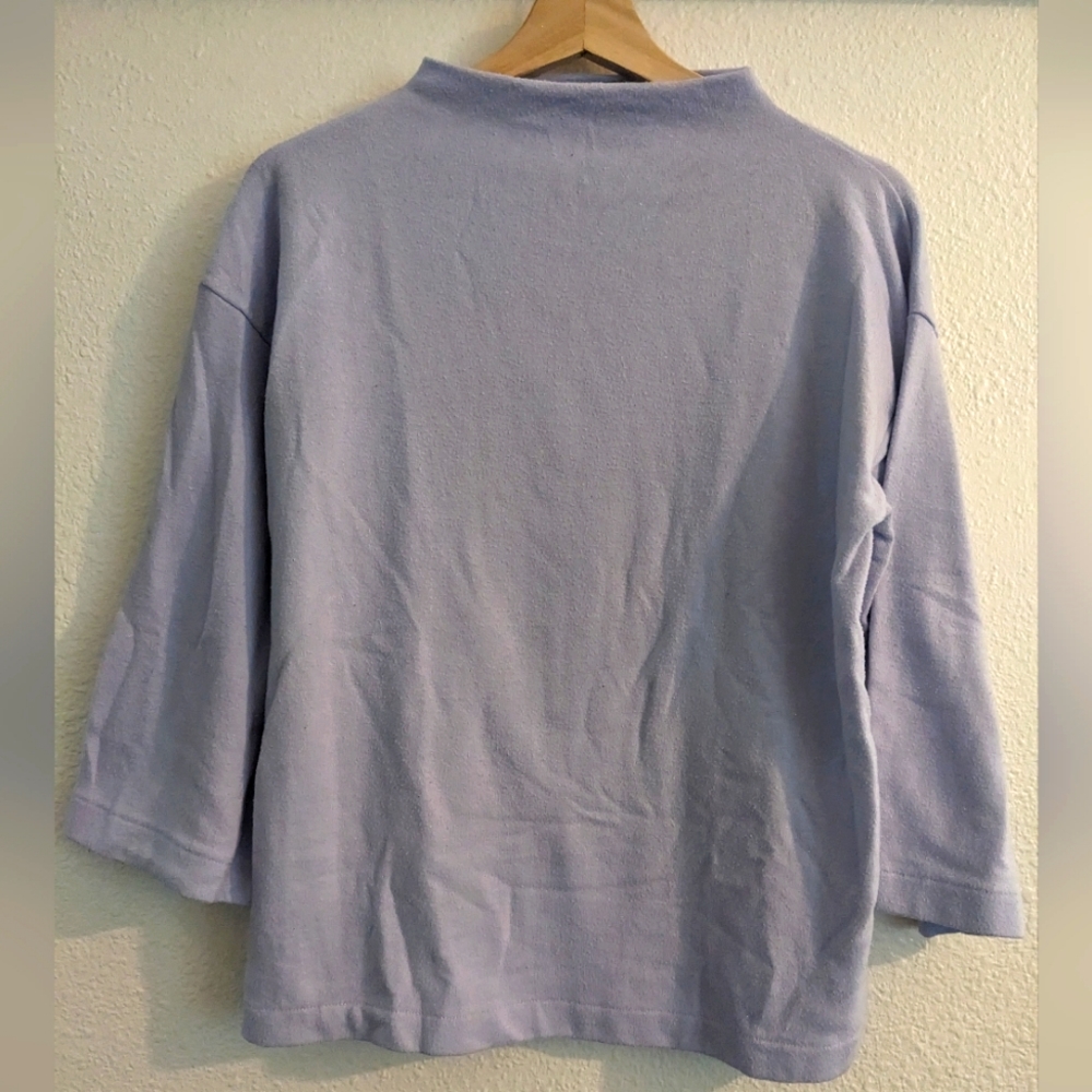 Banana Republic Powder Blue Mock Neck Sweater, size S